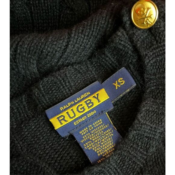 Ralph Lauren Rugby ribbon cable sweater size xs - Picture 5 of 5